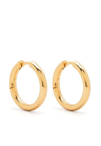 Missoma Tunnel medium hoop earrings - Oro