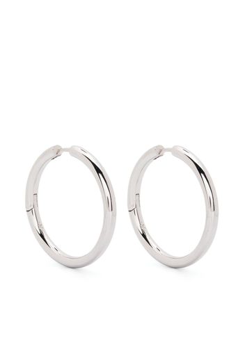 Missoma Tunnel large hoop earrings - Argento