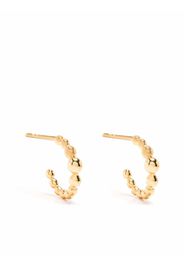 Missoma beaded mini hoop earrings - Oro