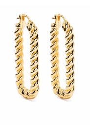 Missoma Tidal ovate hoop earrings - Oro