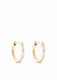 Missoma pavé huugie hoop earrings - Oro