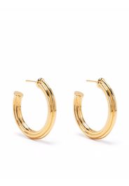 Missoma large ridge hoop earrings - Oro