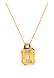 Missoma square locket rope necklace - Oro