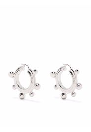 Missoma medium sphere hoop earrings - Argento