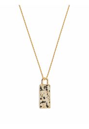 Missoma Fused dalmatian jasper-pendant necklace - Oro