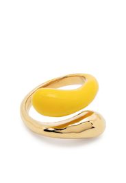 Missoma Squiggle enamel-detail ring - Oro