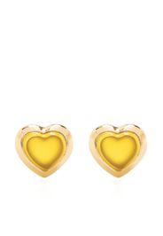 Missoma Jelly heart-cut gemstone earrings - Oro