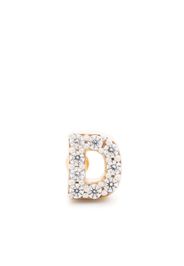 Missoma Pave Initial single earring - Oro