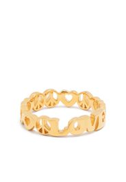 Missoma Share The Love polished ring - Oro