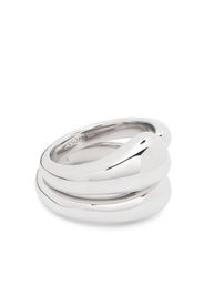 Missoma Organic polished-finish stacking rings - Argento