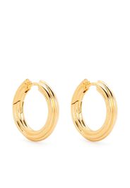 Missoma Ridge medium hoop earrings - Oro