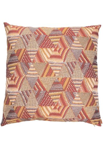 Missoni Home Cuscino con motivo geometrico jacquard - Rosso