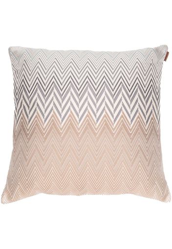 Missoni Home zigzag-pattern feather down cushion - Toni neutri