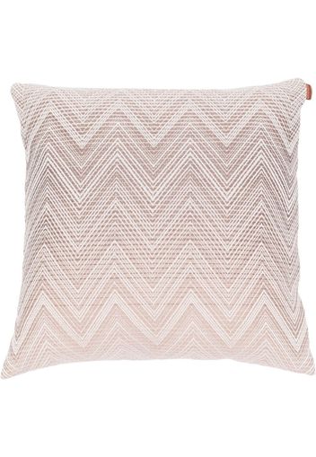 Missoni Home zigzag-pattern wool cushion - Toni neutri