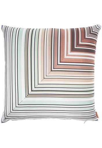 Missoni Home striped cotton-down cushion - Toni neutri