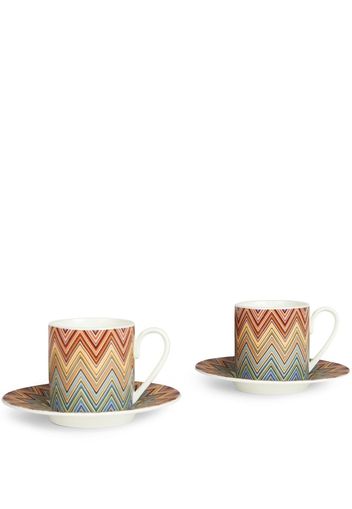 Missoni Home Zig Zag Jarris coffee set - Rosso