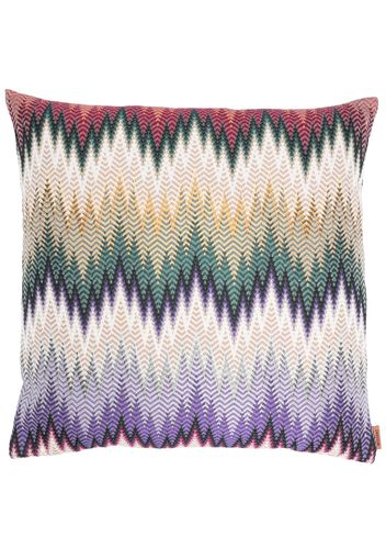 Missoni Home woven-zigzag cushion - Bianco