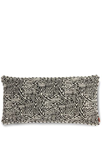 Missoni Home Noise bouclé rectangular cushion - Nero