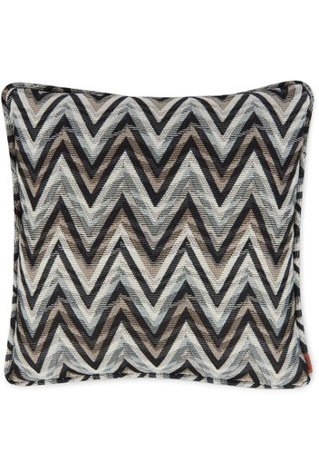 Missoni Home bleached zigzag cushion - Nero