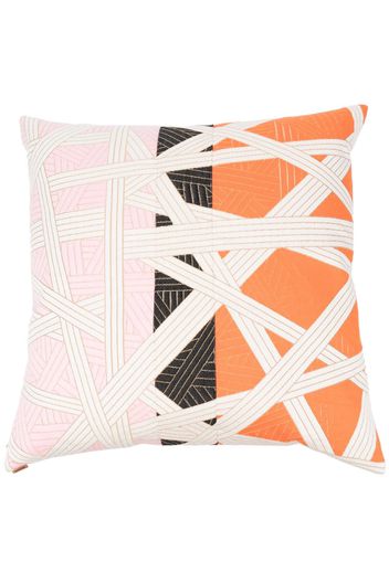 Missoni Home Nastri cotton cushion - Rosa