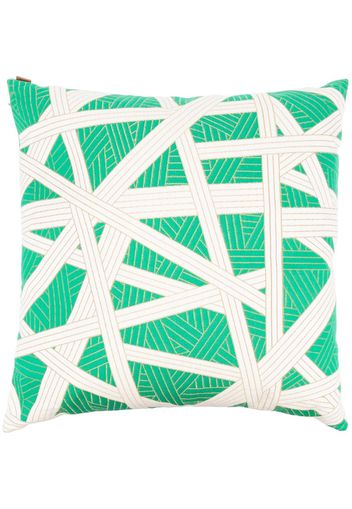Missoni Home Nastri striped cushion - Verde