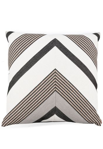 Missoni Home stripe-detail cushion - Bianco