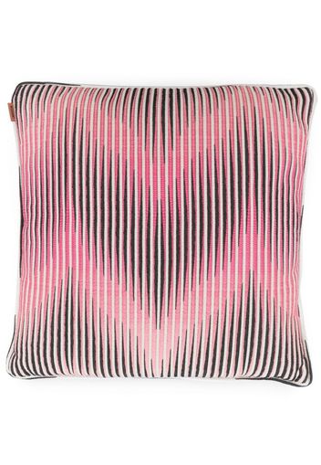 Missoni Home Ande zigzag-woven cushion - Rosa