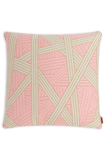 Missoni Home Nastri multi-way stripe cushion - Rosa