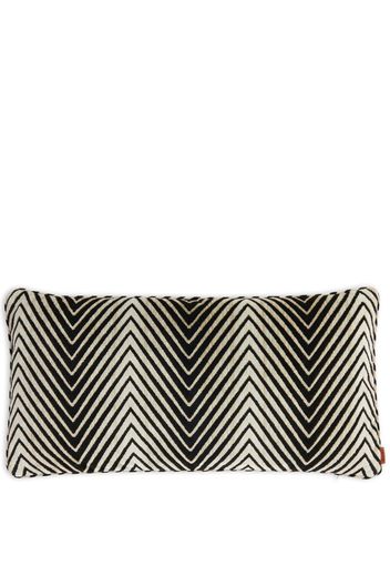 Missoni Home Ziggy logo-tag cushion - Nero