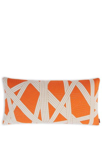 Missoni Home Nastri geometric-print cushion - Arancione