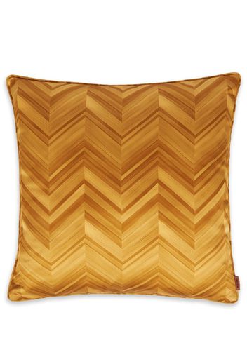 Missoni Home small Layers Inlay zigzag cushion - Oro