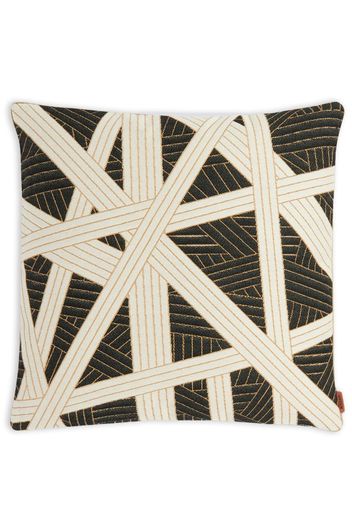 Missoni Home Nastri geometric-print cushion - Nero