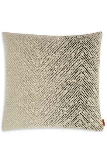 Missoni Home Brouges zigzag-woven cushion - Nero