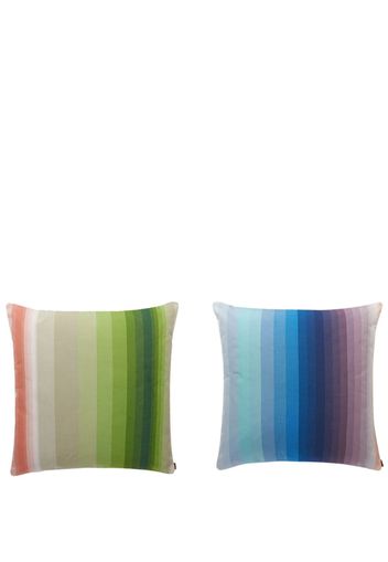 Missoni Home Oceania striped cushion (set of 2) - Blu