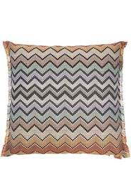 Missoni Home chevron-knit square cushion - Oro