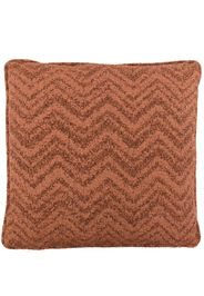 Missoni Home Columbia zigzag-woven cushion - Marrone