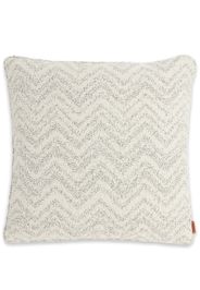 Missoni Home medium Columbia zigzag-woven cushion - Toni neutri