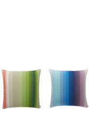 Missoni Home Oceania striped cushion (set of 2) - Blu