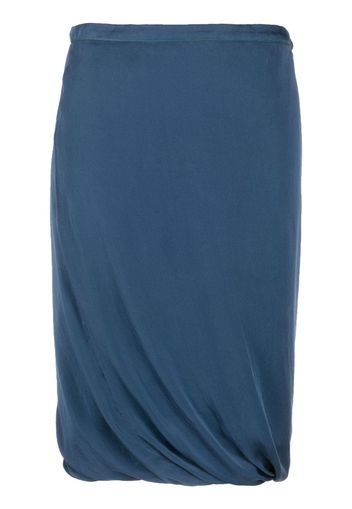 Missoni Pre-Owned 2000s draped knee-length skirt - Blu