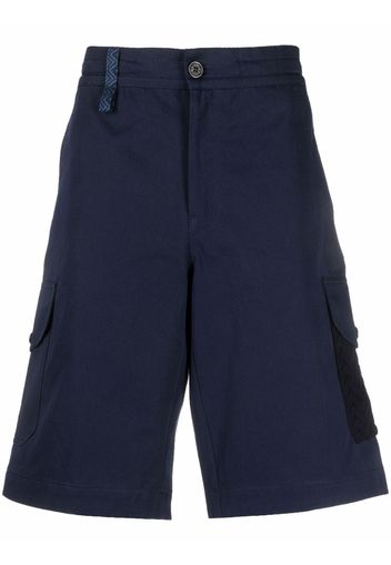 Missoni knitted-pocket cargo shorts - Blu