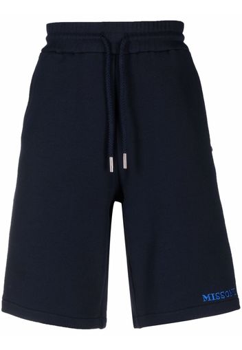 Missoni patterned jacquard cotton shorts - Blu