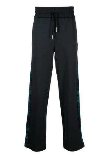 Missoni zigzag side-stripe track pant - Blu