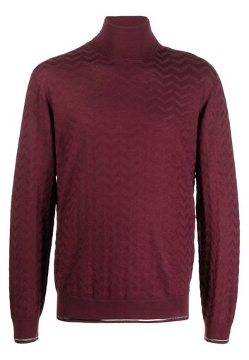 Missoni Maglione a collo alto - Rosso