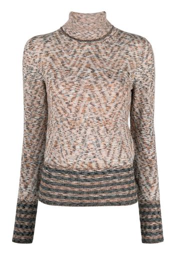 Missoni zigzag roll-neck jumper - Nero