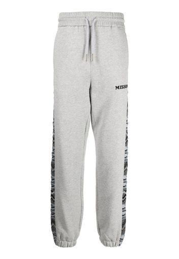 Missoni Joggers con motivo a zigzag - Grigio