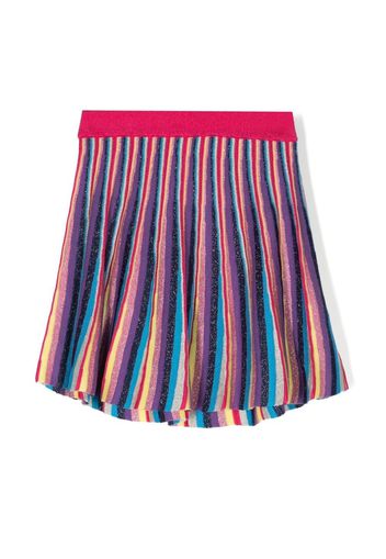 Missoni striped knit skirt - Blu