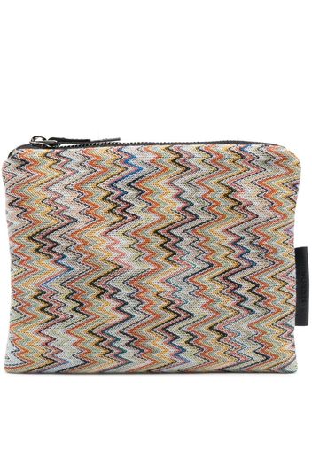 Missoni zig-zag woven make-up bag - Toni neutri