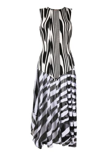 Missoni abstract-print sleeveless bodysuit - Nero