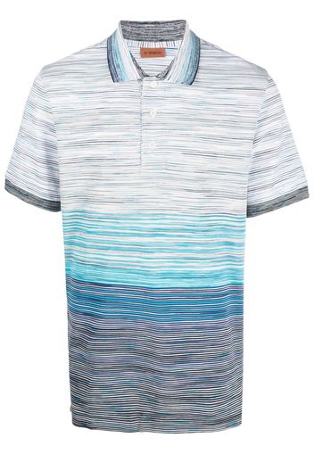 Missoni short-sleeve polo shirt - Blu