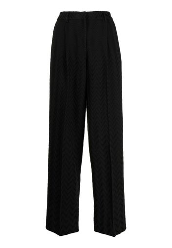 Missoni Pantaloni sartoriali a zigzag - Nero